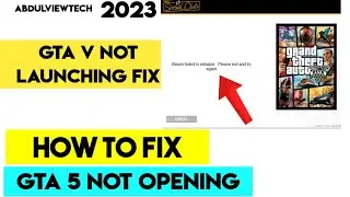 how to fix gta 5 not launching pc epic games Gta 5 error fix