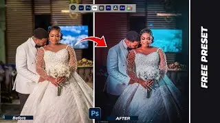 Wedding Photo Edit in Photoshop – Free Camera Raw Preset Download