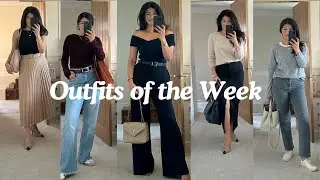 A Week Of Outfits: Officewear, Date Night and Casual Styles