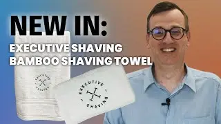 New In: Executive Shaving Luxury Bamboo/Cotton Shaving Towel | Sustainable Shaving Towel!