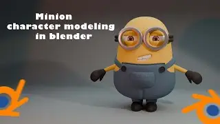 Minion character modeling in blender / blender tutorial