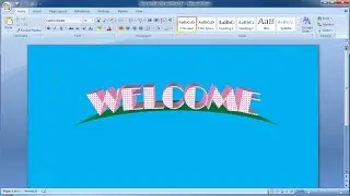 Microsoft word tutorial |How to Make 3D text Word Art in Word