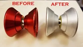 How to strip anodized metal tutorial. How to remove anno from a yoyo, or any metal tutorial.