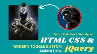 Animated Toggle Button Using CSS Code Only | Toggle Button CSS