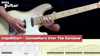 Impellitteri - Somewhere Over The Rainbow  Guitar Lesson With Tab Part 1/2(Slow Tempo)