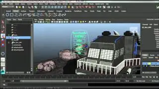 how to rigging a weapons truck in Maya