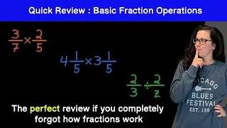 Quick Review: The Basics of Multiplying, Dividing, and Adding Fractions