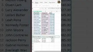 Mastering of CHOOSECOLS Function in MS Excel #excel #exceltips #exceltricks