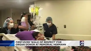 First-ever Walk of Respect for organ donor at Memorial Hermann