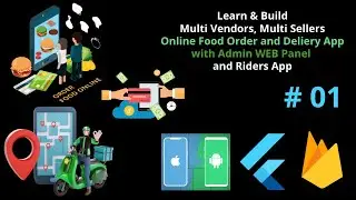 Flutter Food Order & Delivery App with Admin WEB Panel & Payment System | FoodPanda Uber Eats Clone