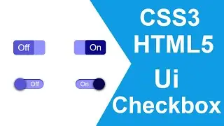 How to create Animated Checkbox using CSS | custom checkbox css on off button