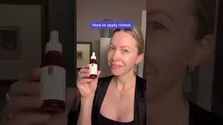 HOW to apply retinol serum 👌✨