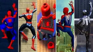 Wall Crawling Evolution in Spider-Man Games (2000 - Marvel's Spider-Man 2 2023)