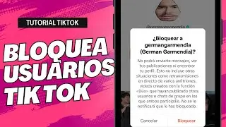 Cómo Bloquear a Alguien en TikTok paso a paso - Bloquear Usuarios molestos en Tik Tok