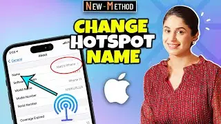 How To Change Hotspot Name On iPhone 2024