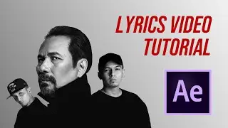 How to Make Lyrics Video - After Effects Tutorial