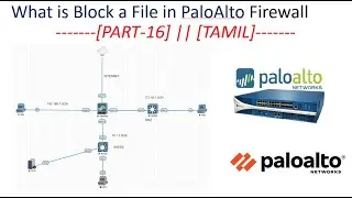 How to configure file Blocking in Palo Alto || [PART-16] || [TAMIL]