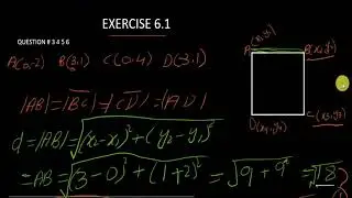 square right angle triangle rectangle etc proof when vertices are give maths 2nd year ex 6.1 q# 3456