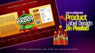 THIS PALM OIL PRODUCT LABEL DESIGN GOT EVERYONE TALKING. HERE'S THE FULL TUTORIAL ON PIXELLAB