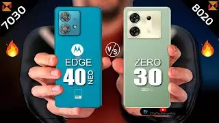 Moto Edge 40 Neo vs Infinix Zero 30 Comparison | Dimensity 8020 vs 7030 | 