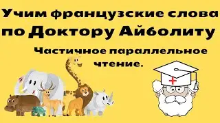 УЧИМ ФРАНЦУЗСКИЕ  СЛОВА по ДОКТОРУ АЙБОЛИТУ. Частичное ПАРАЛЛЕЛЬНОЕ ЧТЕНИЕ.