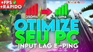 COMO DEIXAR O PC MAIS RÁPIDO MELHORANDO O PING E DIMINUINDO O INPUT LAG🚀🔥✅