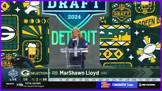 The Green Bay Packers have drafted USC RB Marshawn Lloyd