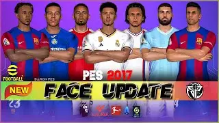 PES 2017 FACE UPDATE LIKE Efootball  2024