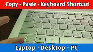 How to copy paste text by using keyboard shortcuts || Laptop keyboard shortcuts Desktop Shortcuts