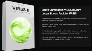 Cymatic - Vibes 2 Free Download|  Free Drum Loops Download| Free Rhythm Sample pack