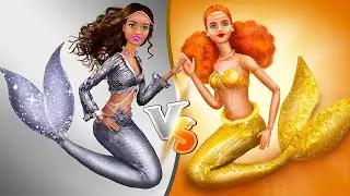 Золотая русалка vs серебряная русалка!