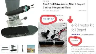 Should you pay $5000 foil drive for efoil board or $700 minne motor kit?