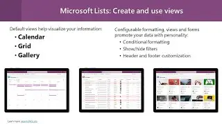 Microsoft Lists: Create and use views