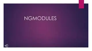 Angular NgModule