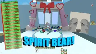 Completing spirit bears beesmas quest! *FESTIVE PLANTER* | Bee Swarm Simulator |