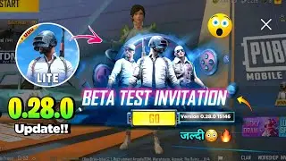 😱Pubg Lite 0.28.0🤯 New Beta Test Update 2024 | Pubg Mobile Lite New 0.28.0 Beta Update 2024 🔥