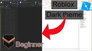 Roblox Studio Dark Theme Tutorial - Turn on Dark Mode! 2022