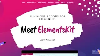 Elements Kit addons for Elementor (50+ Widgets, Mega Menu, Header and Footer Builder)