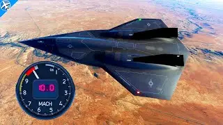 The Complete Guide to Reach Mach 10 in the Darkstar (The Easy Way) | Microsoft Flight Simulator