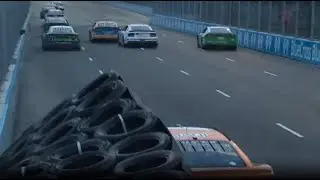 Ross Chastain Drives UNDERNEATH A TIRE BARRIER! - NASCAR Chicago