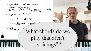 Jazz Piano Voicings 101: #20 Chords That Aren't Voicings