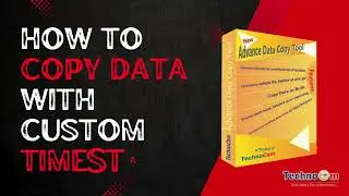 How to copy data with custom timestamps? Data copy tool