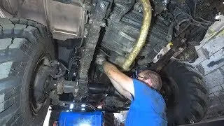 КАМАЗ 4310 с хранения, обслуживание,замена масла,шприцовка! KAMAZ 4310 maintenance,oil change