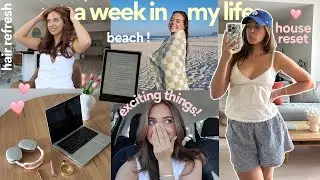 spend a week with me! all the updates, wedding dresses (!!), beach trips & friends