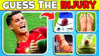 Who is Crying? 😭🩸🦶Guess INJURY, Body and Best Moments of Football Player | Messi, Ronaldo, Mbappe