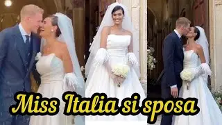 Miss Italia si sposa: ALICE SABATINI convola a nozze con GABRIELE BENETTI