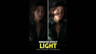 How to Create Window Light Effect Easily in Photoshop Tutorial #tips #shorts #ytshorts #photoshop