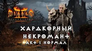 Хардкорный некромант — Акт 1 Нормал — Diablo 2 Resurrected