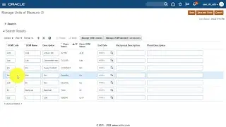 How to fix issue UOM not appearing in transactional forms in Oracle Fusion Inv Cloud (R13 /v 21D)?