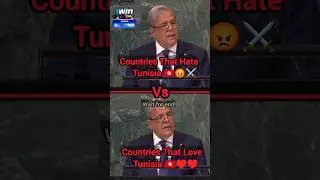 Countries That Hate ⚔️ Tunisia Vs countries That Love ♥️ Tunisia 